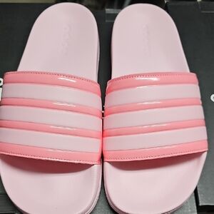 Adidas Pink Slide Sandals Minimalist Design